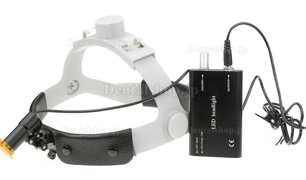 歯科医療用5W LED ヘッドライト フィルター付き ヘッドバンドヘッドランプ ENT口腔婦人科に適用