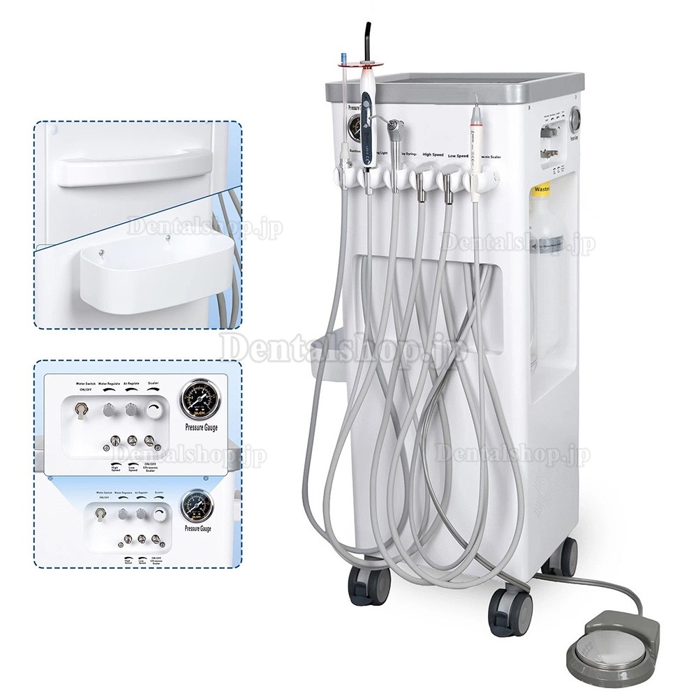 ANZHI AZ-202-2 歯科診療用トレーテーブル 可動式ユニット (エアコンプレッサー+超音波スケーラー付き) ANZHI AZ-202-2 歯科診療用トレーテーブル 可動式ユニット (エアコンプレッサー+超音波スケーラー付き)