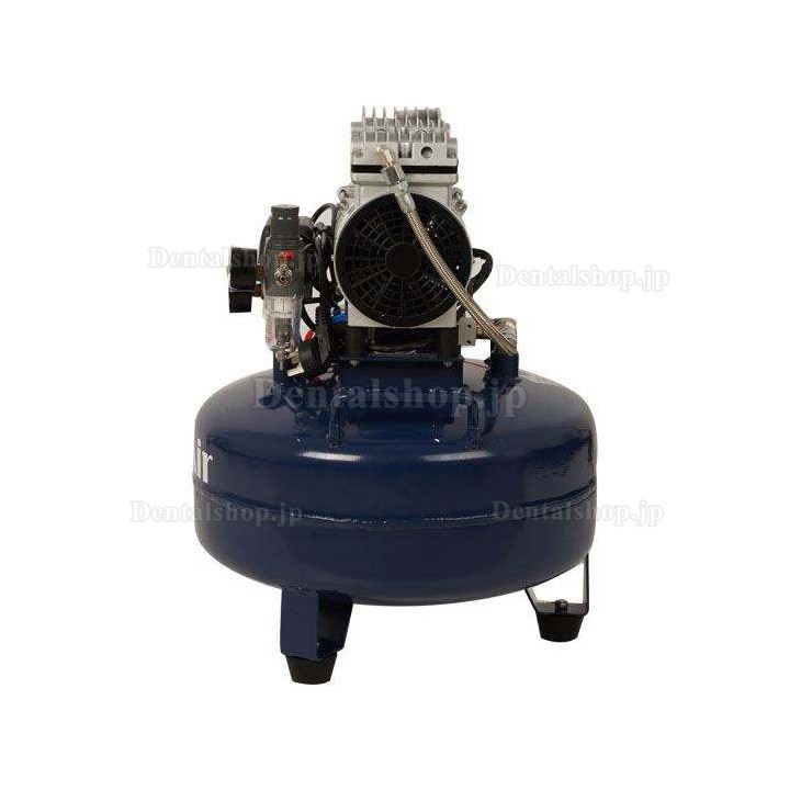 Dynamic DA5001 歯科オイルレス エアコンプレッサー 22L タンク 0.55kW/0.75HP