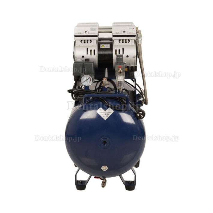 Dynamic DA5002 歯科オイルレス エアコンプレッサー 50L タンク 1.1kW/1.5HP