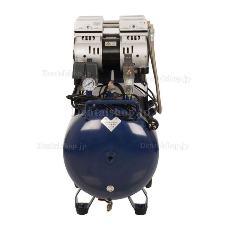 Dynamic DA7002 歯科オイルフリー エアコンプレッサー 50L タンク 1.5kW/2HP
