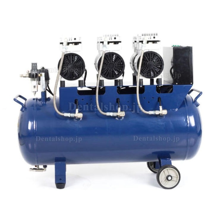 Dynamic DA7003 歯科オイルレス エアコンプレッサー 70L タンク 2.25kW/3HP