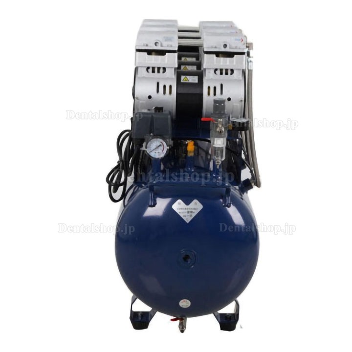 Dynamic DA7003 歯科オイルレス エアコンプレッサー 70L タンク 2.25kW/3HP