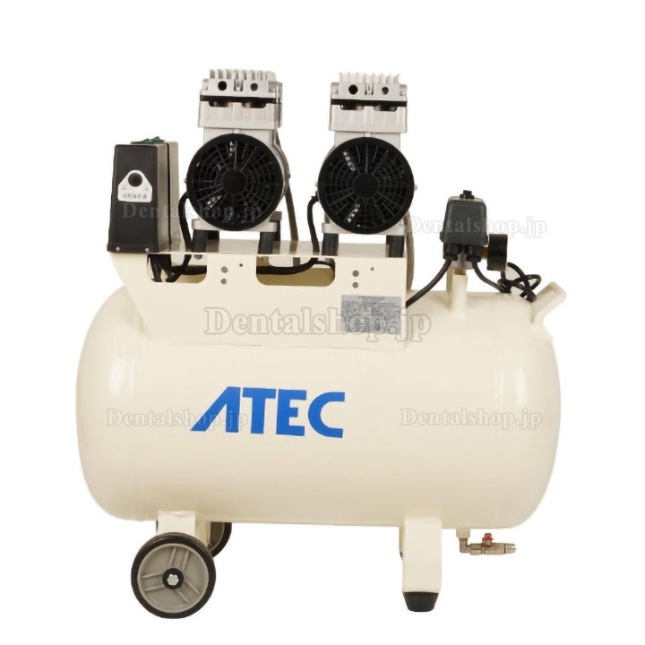 Dynamic AT160-60 歯科用オイルフリーエアコンプレッサー 50Lタンク 1.5KW/2HP