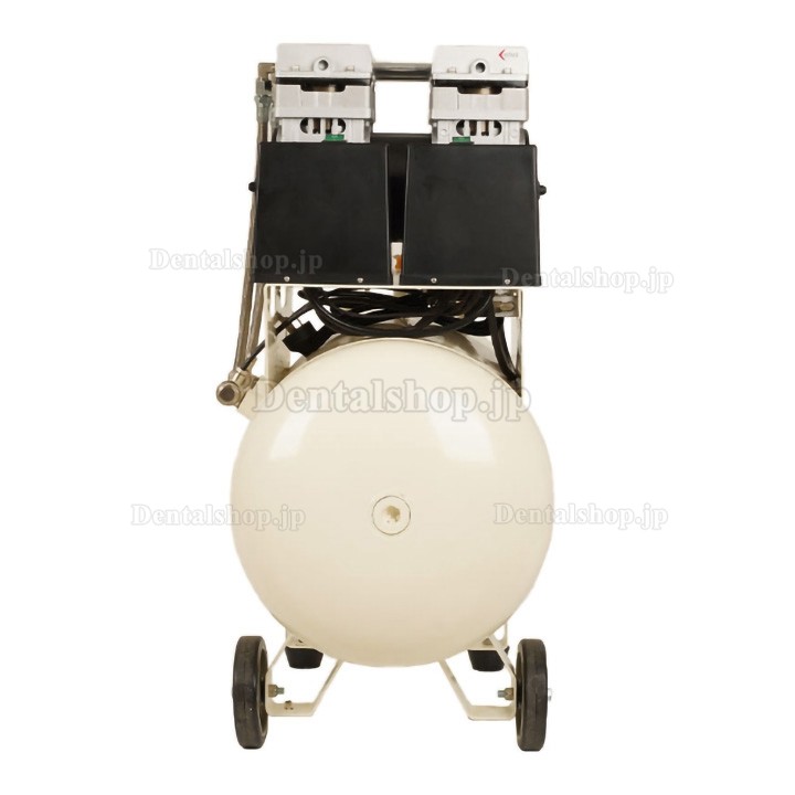Dynamic AT160-60 歯科用オイルフリーエアコンプレッサー 50Lタンク 1.5KW/2HP