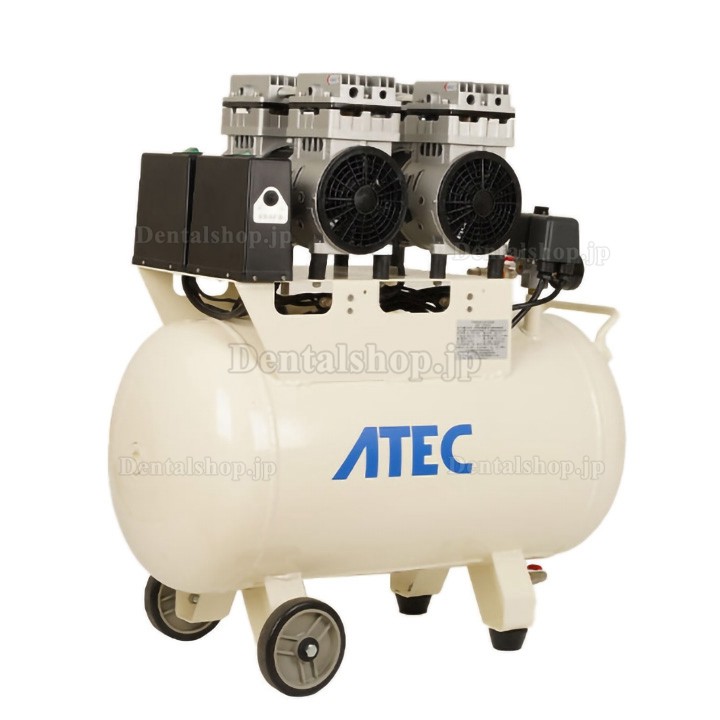 Dynamic AT160-60 歯科用オイルフリーエアコンプレッサー 50Lタンク 1.5KW/2HP