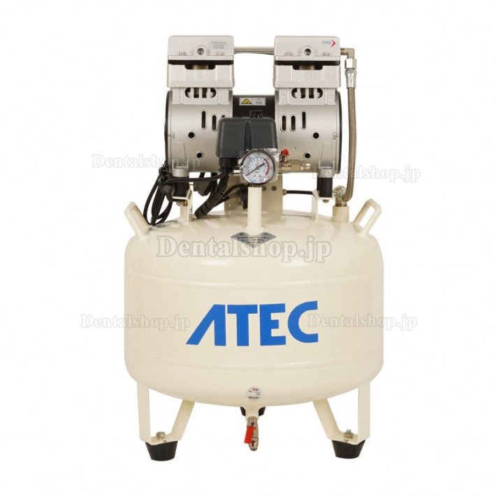Dynamic AT80-38 歯科用サイレントオイルフリーエアコンプレッサー 30Lタンク 0.75kW/1HP