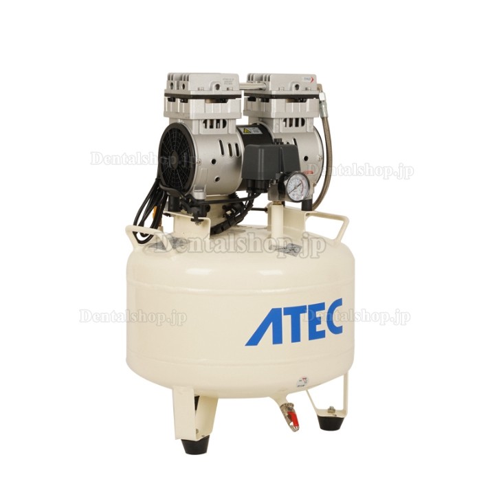 Dynamic AT80-38 歯科用サイレントオイルフリーエアコンプレッサー 30Lタンク 0.75kW/1HP