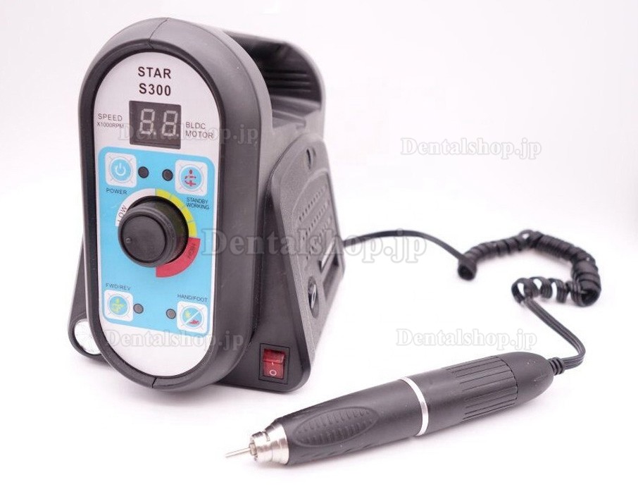 FASTONG Star S300 歯科ラボ用マイクロモーター（ブラシレスハンドピース付き）