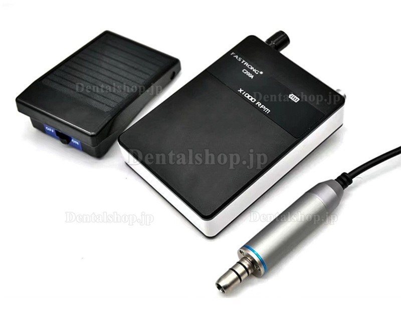 FASTRONG C200A ポータブル歯科ラボブラシレスマイクロモーター電動研磨機 バッテリー付き