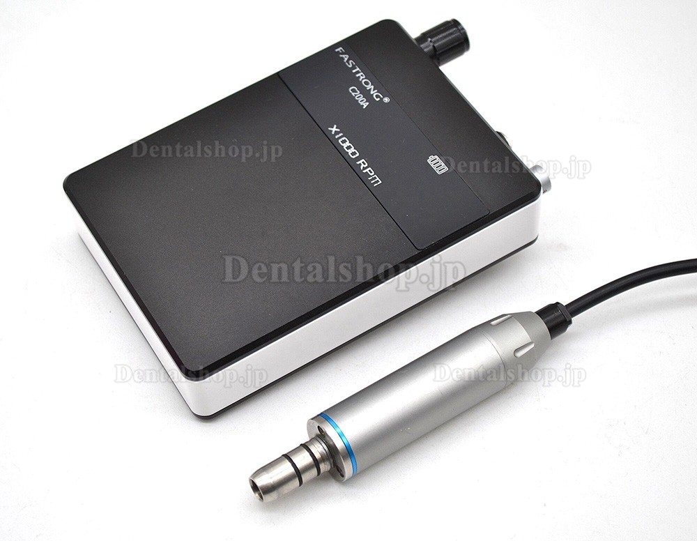 FASTRONG C200A ポータブル歯科ラボブラシレスマイクロモーター電動研磨機 バッテリー付き
