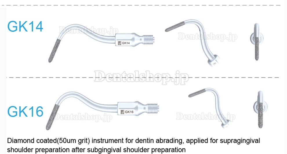 5Pcs Refine® 歯科用エアースケーラーチップ GK1 GK2 GK3 GK4 GK5 GK6 GK7 GK12 GK14 GK16 KAVO SONICflexスケーラーハンドピースに適用