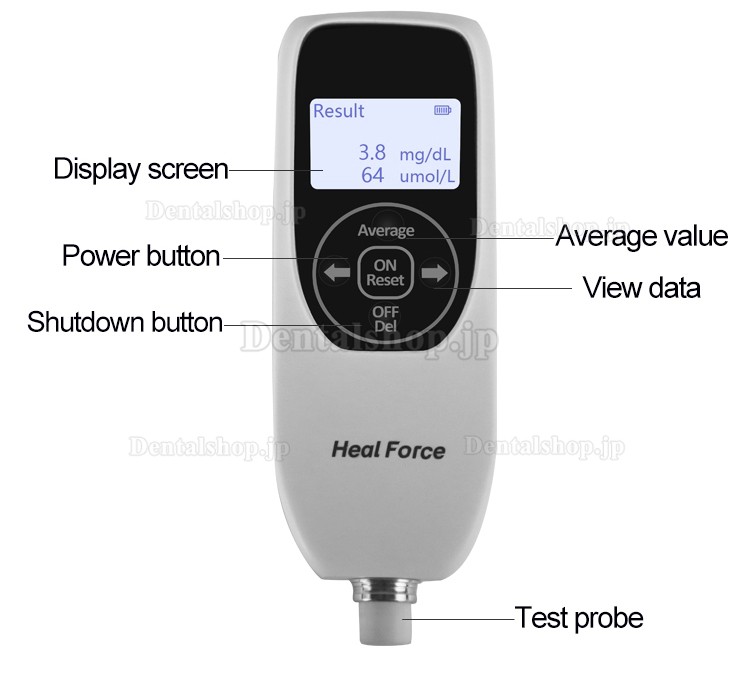 HealForce DHD-C 新生児経皮ビリルビン黄疸テスター ハンドヘルド黄疸検出器 黄疸テスター