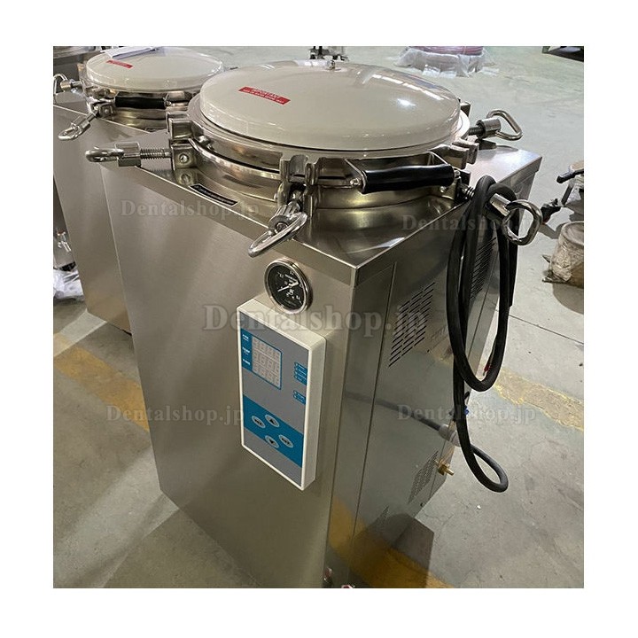JIBIMED LS-LD 35L/ 50L/ 75L/ 100L/ 120L/ 150L 縦型オートクレーブ滅菌器 105℃ - 134℃ LED ディスプレイ