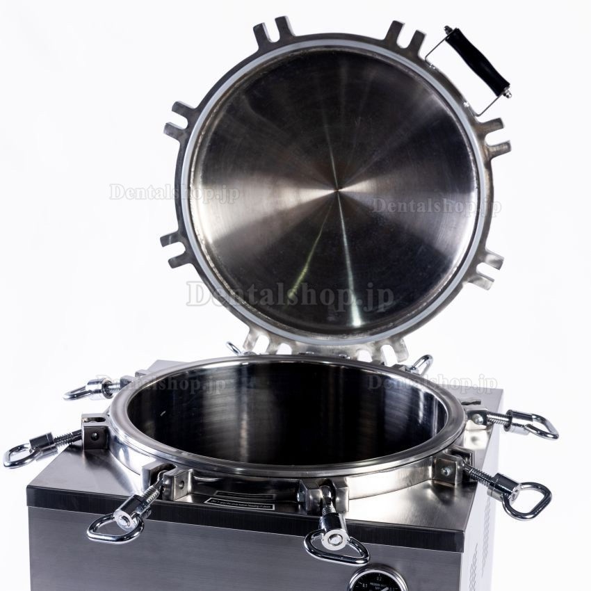JIBIMED LS-LD 35L/ 50L/ 75L/ 100L/ 120L/ 150L 縦型オートクレーブ滅菌器 105℃ - 134℃ LED ディスプレイ