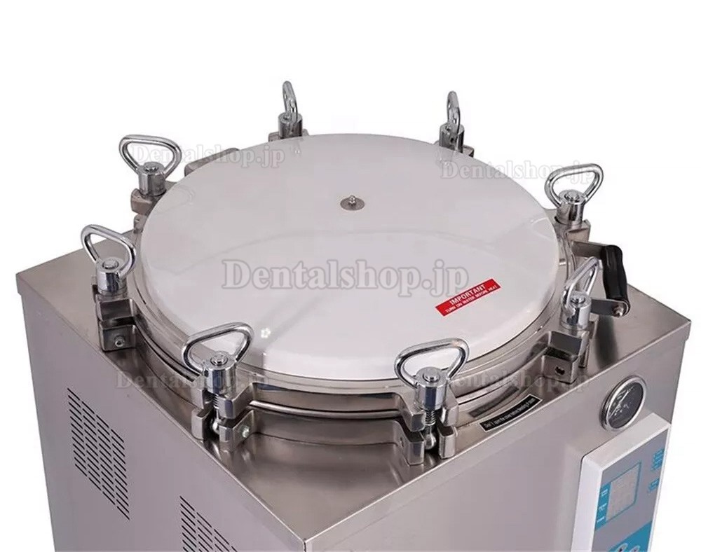 JIBIMED LS-LD 35L/ 50L/ 75L/ 100L/ 120L/ 150L 縦型オートクレーブ滅菌器 105℃ - 134℃ LED ディスプレイ