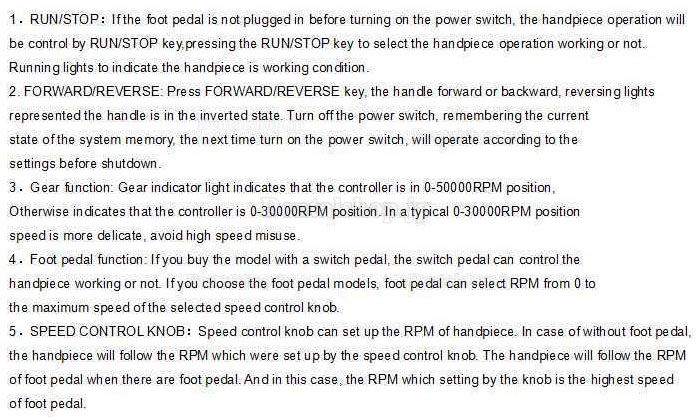 JTT BLDC ブラシレスマイクロモーター 歯科ラボハンドピース研磨30-50K RPM