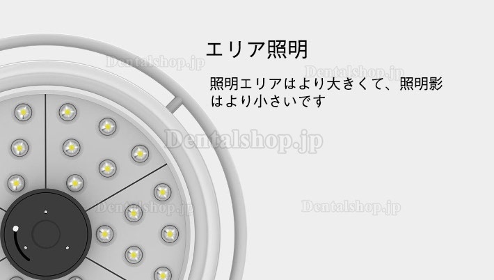 KD-2036D-1 36LED歯科医療用ライト手術用無影灯照度の深さ調整可能(天井取付け)