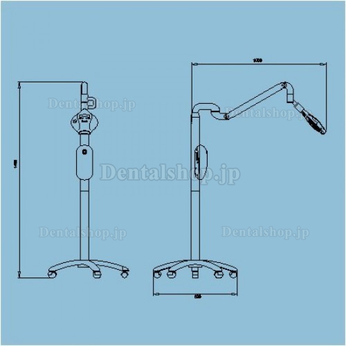 Saab®歯科ホワイトニング用機械KY-M208A（土台付き）