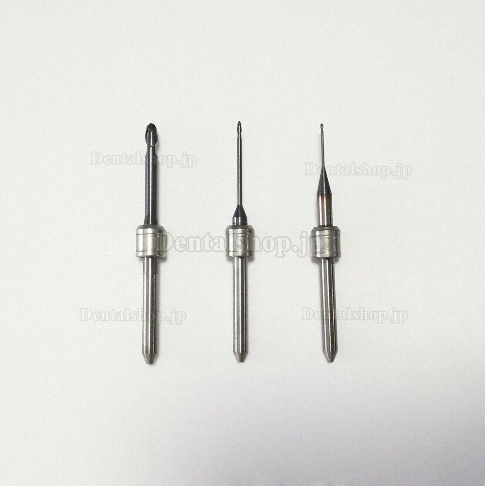 3個 歯科技工CAD/CAM ミリングバー 0.6 / 1.0/2.5mmフィットAmann Girrbach