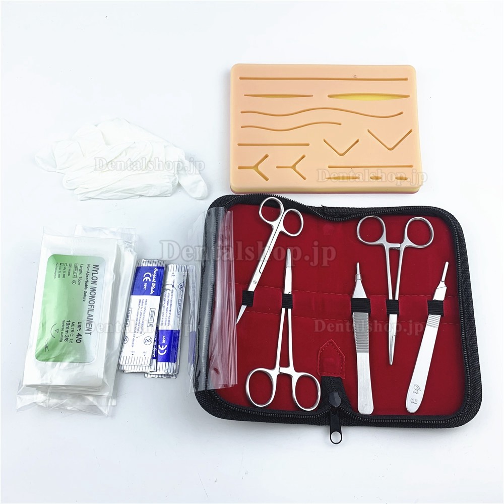歯科用口腔縫合訓練モジュールキット 練習セット 歯科医用模型 歯科教学モデル