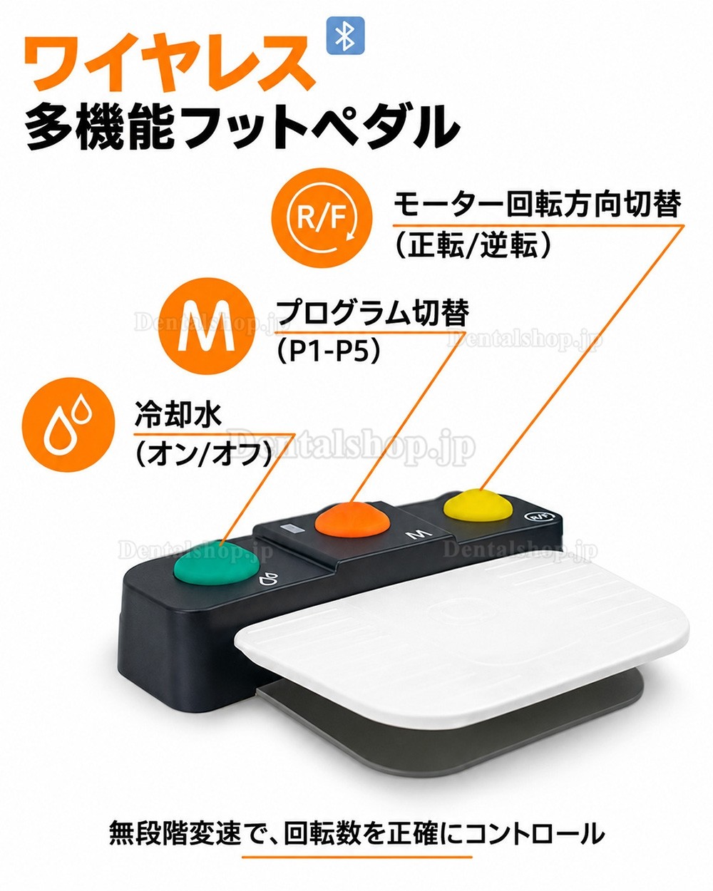 Pluspower® Ai Touch 歯科インプラント機器 インプラント手術モーターマシン (20:1 コントラアングル付き)