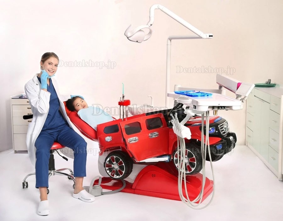 小児歯科用チェア 可愛い車デザイン 歯科用チェアユニット CE認証 Q1