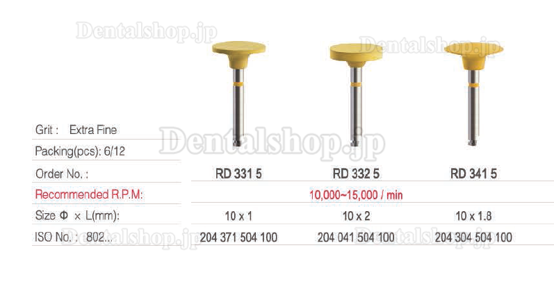 Toboom®RDラバーダイヤモンドポリッシャー Toboom®RDラバーダイヤモンドポリッシャー