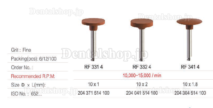 Toboom®RFラバーポリッシャー