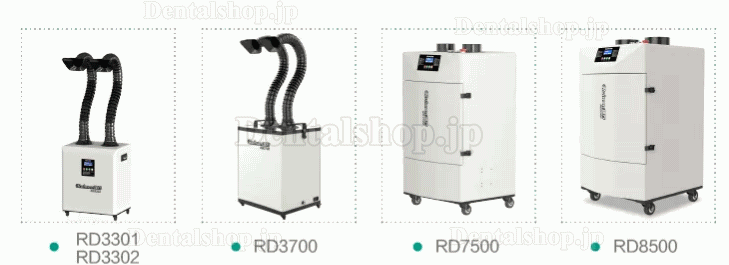 Ruiwan RD3700 移動式溶接ヒューム集煙機 はんだ吸煙器 はんだヒューム吸煙装置 ヒュームコレクター 6層フィルター