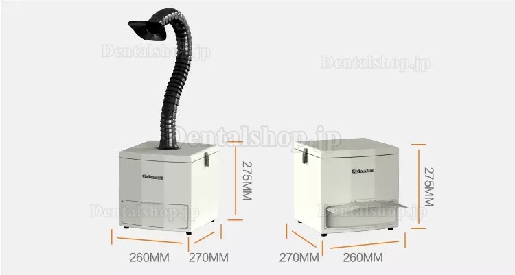 Ruiwan RW1080ポータブルデスクトップ はんだ吸煙器 溶接ヒューム集煙機 ヒュームエクストラクター ヒューム吸煙装置 3 In 1フィルター