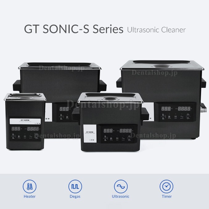 GT SONIC S-シリーズ タッチパネル超音波洗浄器 2-9L 50-200W ホットウォーター洗浄