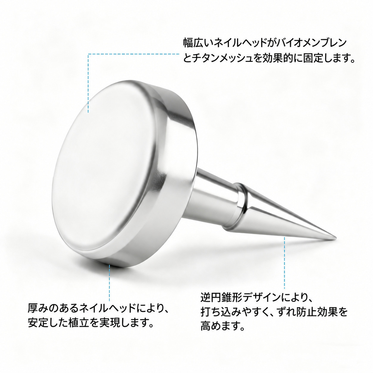 SEGMA 自動ミニボーンタックキット 30本入り 3mm/4mm FGG & GBR チタン釘 SEGMA 自動ミニボーンタックキット 30本入り 3mm/4mm FGG & GBR チタン釘