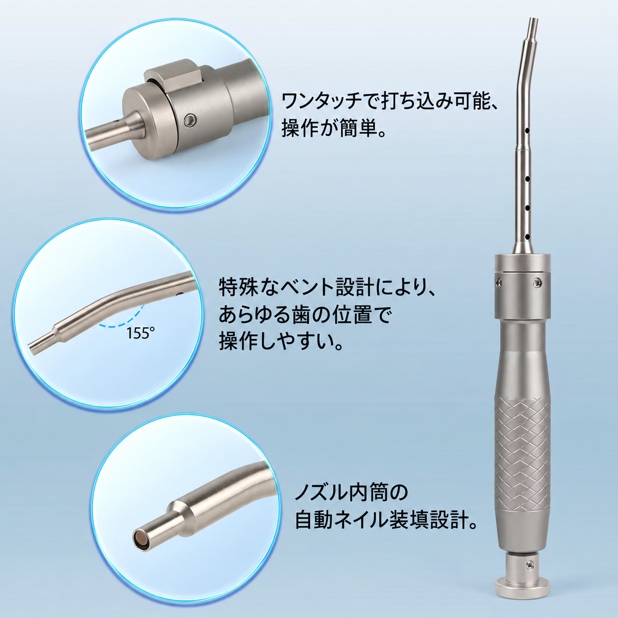 SEGMA 自動ミニボーンタックキット 30本入り 3mm/4mm FGG & GBR チタン釘 SEGMA 自動ミニボーンタックキット 30本入り 3mm/4mm FGG & GBR チタン釘