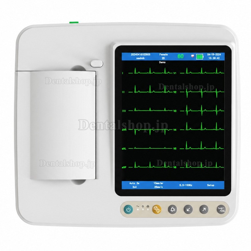 SINNOR ECG906 12誘導心電計（6チャンネル表示）