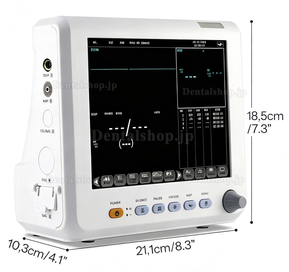 SINNOR SNP9000L-B 8インチ生体情報モニタ(4項目:NIBP、SpO2、PR、体温) SINNOR SNP9000L-B 8インチ生体情報モニタ(4項目:NIBP、SpO2、PR、体温)