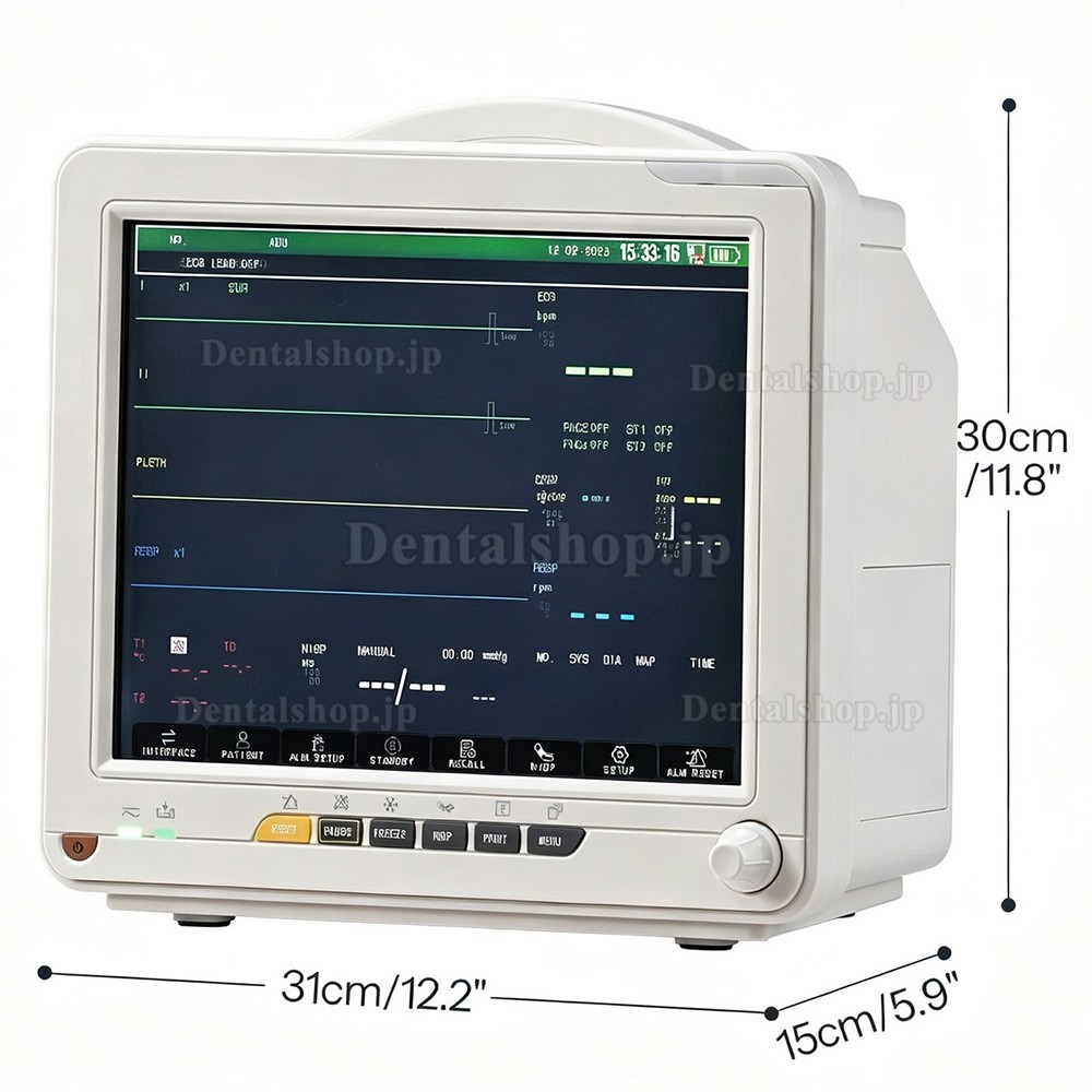 SINNOR SNP9000L-D 8インチ生体情報モニタ(6項目:心電図、非観血血圧、呼吸、体温、SpO2、脈拍) SINNOR SNP9000L-D 8インチ生体情報モニタ(6項目:心電図、非観血血圧、呼吸、体温、SpO2、脈拍)