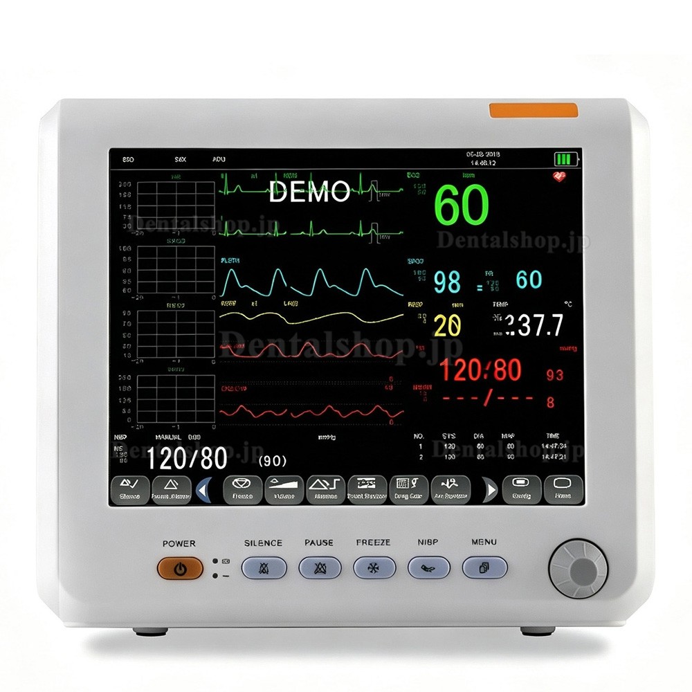 SINNOR SNP9000L-D 8インチ生体情報モニタ(6項目:心電図、非観血血圧、呼吸、体温、SpO2、脈拍) SINNOR SNP9000L-D 8インチ生体情報モニタ(6項目:心電図、非観血血圧、呼吸、体温、SpO2、脈拍)