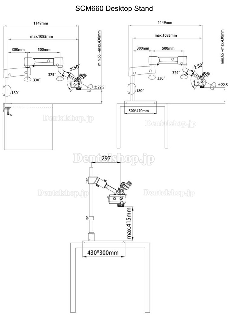 SOCO SCM660ST 歯科用マイクロスコープ顕微鏡 手術用顕微鏡