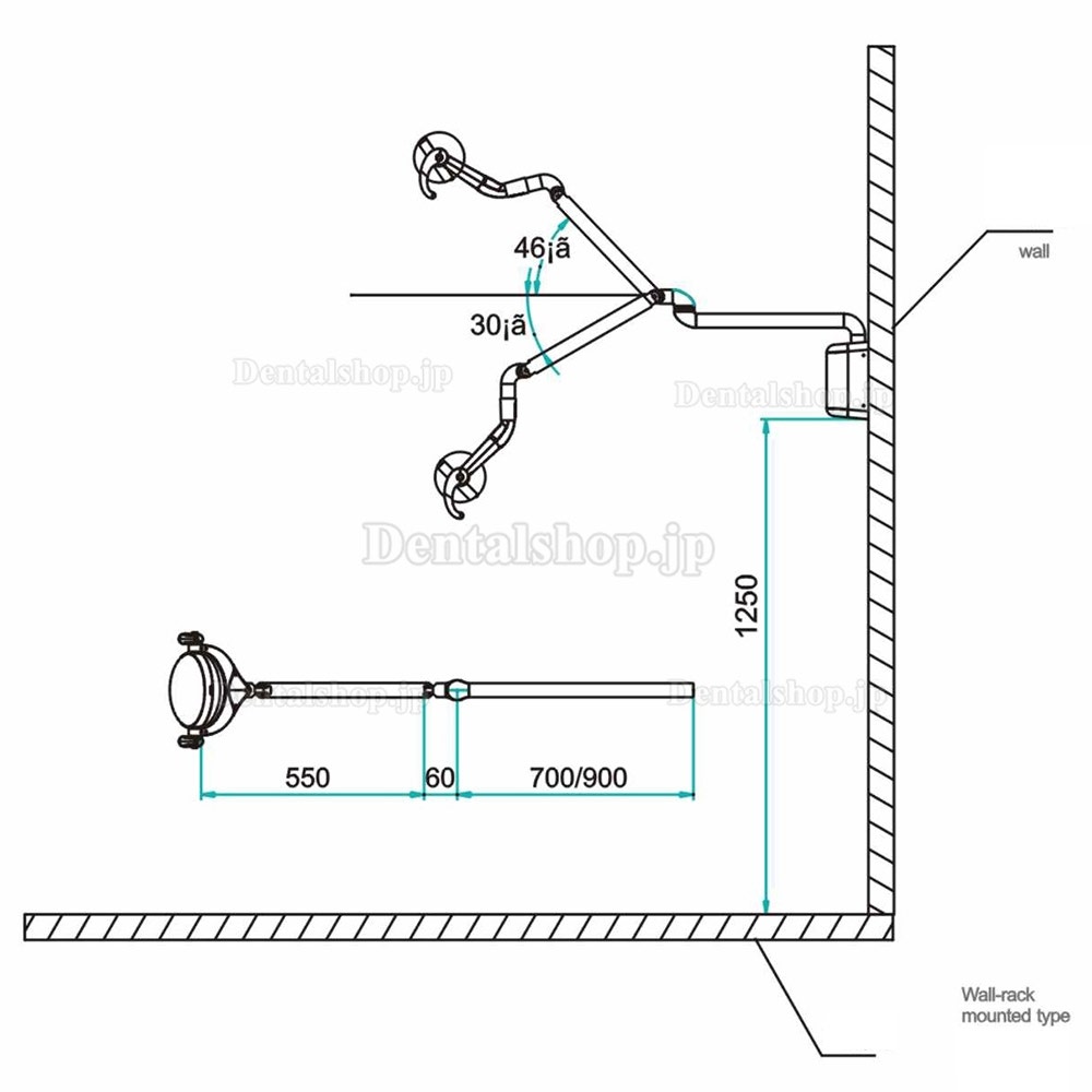 Saab® P106A 歯科手術用LEDライト・手術用照明器（28W）