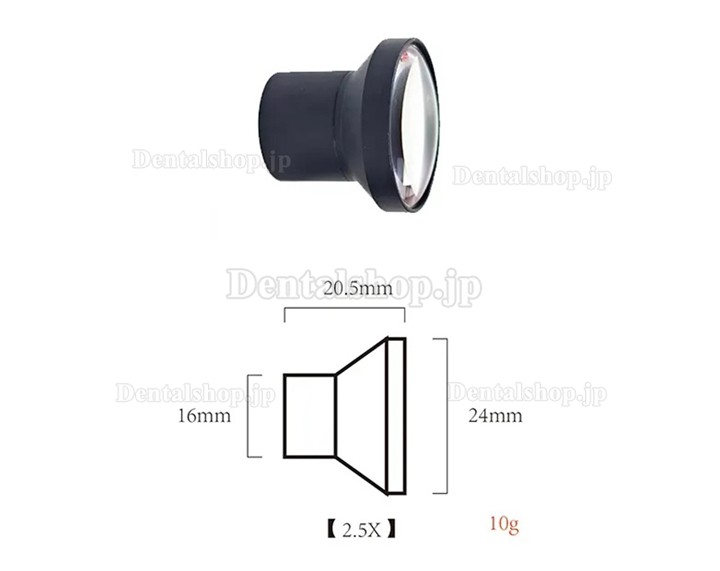 Micare 21NM 2.5X/3.0X/3.5X 歯科 TTL 拡大鏡 歯科用ガリレアンルーペ 手術用ルーペ