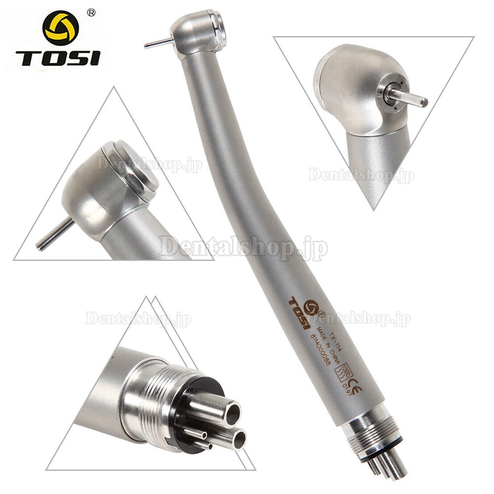TOSI TX-114 歯科 プッシュボタン式 タービンハンドピース 4ホール