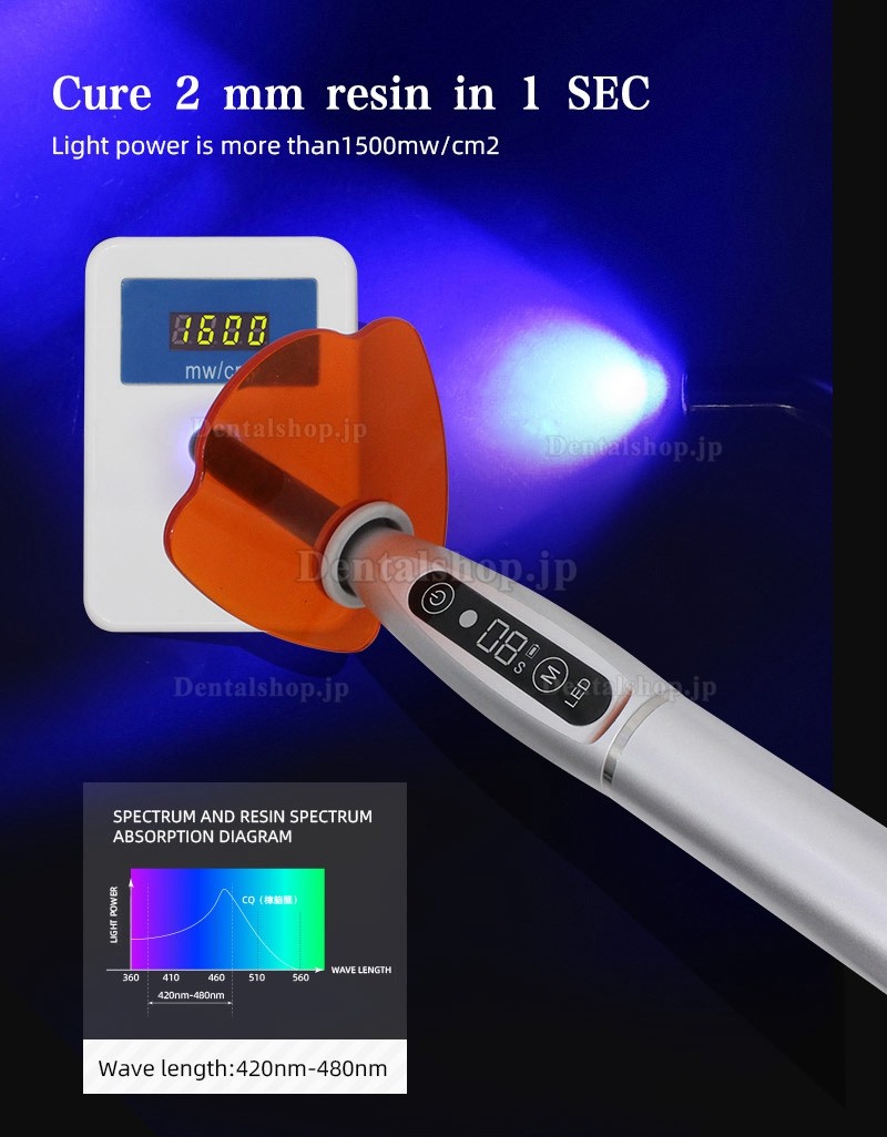 LED光重合器 照射器 1500mw(ワイヤレス）LY-A180