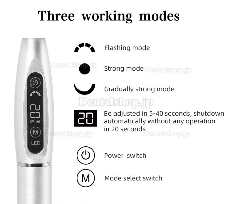 LED光重合器 照射器 1500mw(ワイヤレス）LY-A180