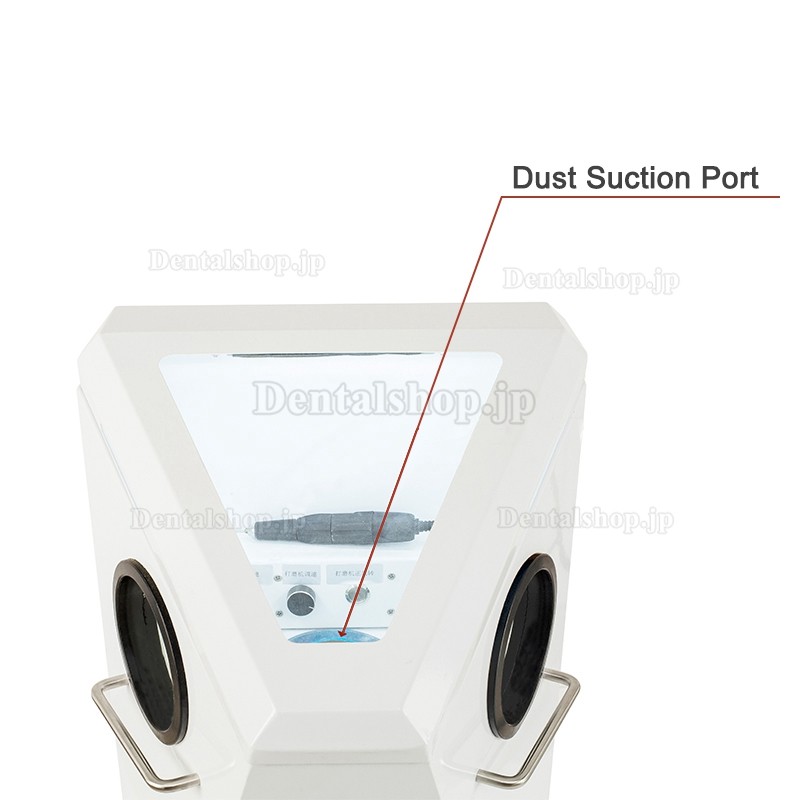 歯科サンドブラスター 真空集塵器+シャドウレスLEDシステム付き