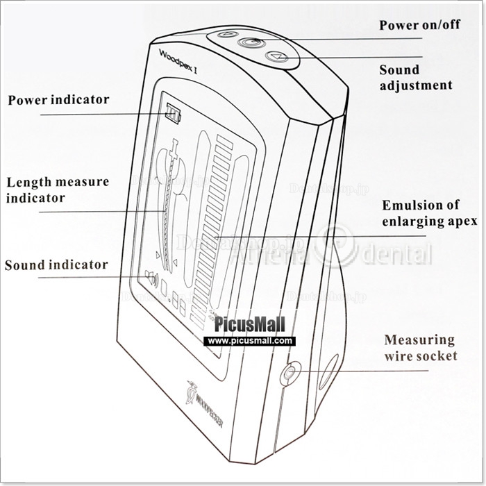 Woodpecker® WOODPEX1根管長測定器