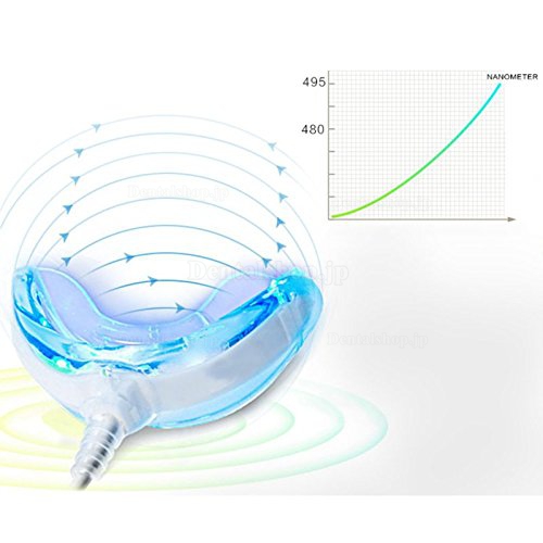 ポータブル歯ホワイトニングLED機器 (16個LEDライト付き、USBポート）