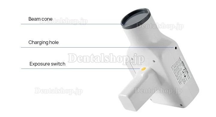 歯科ポータブル式Ｘ線装置 スクリーン内蔵歯科レントゲンユニット (歯科用デジタルX線センサー付き)