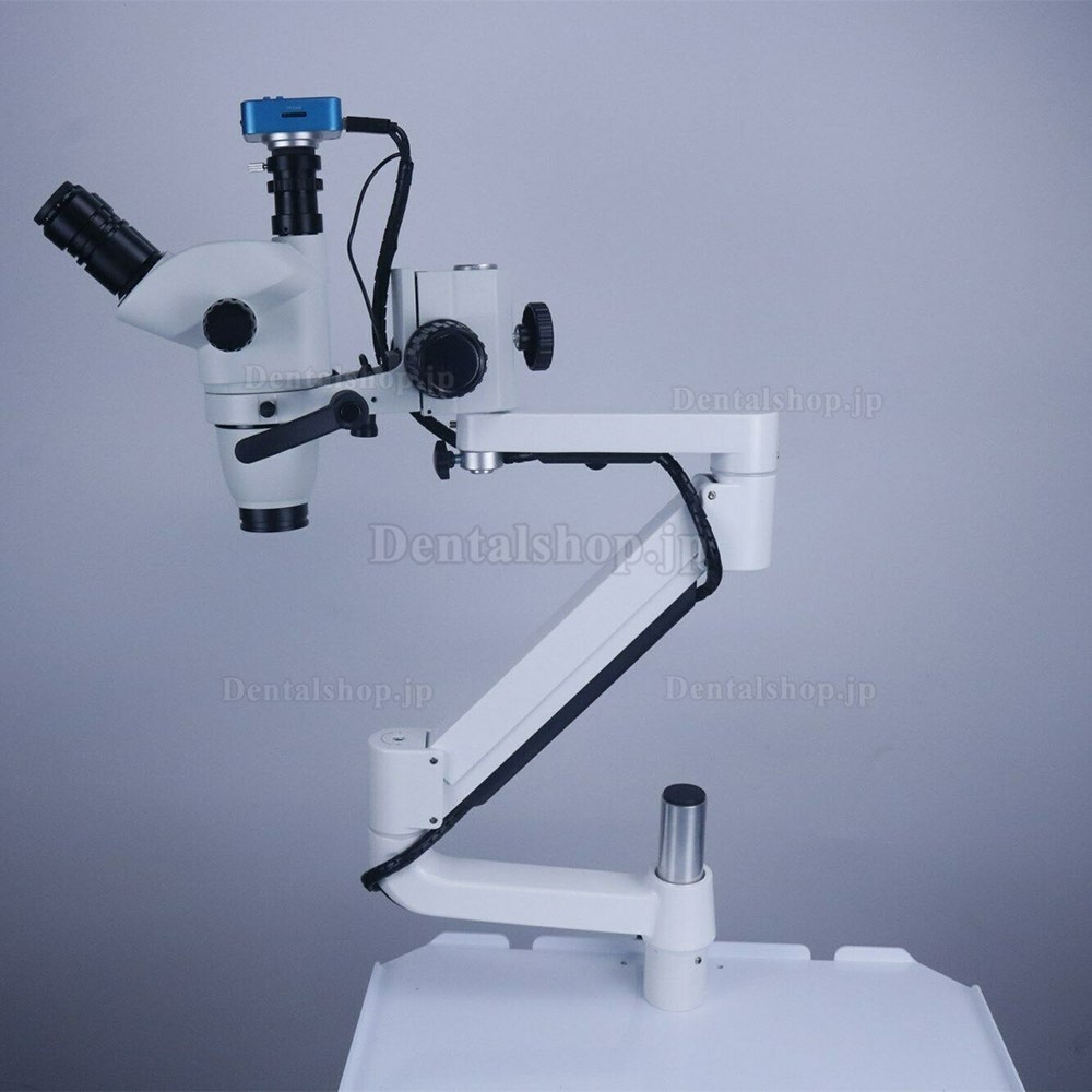トロリータイプ 5W歯科根管治療用手術用 顕微鏡 ルーペ カメラ付き