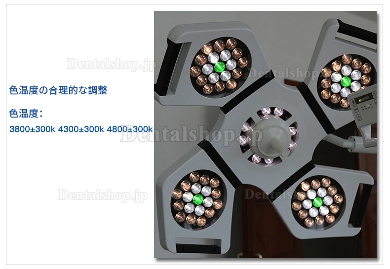 HFMED YD02-LED3S 移動式歯科手術用ライト 手術用照明器